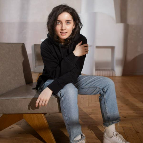 Black hoodie