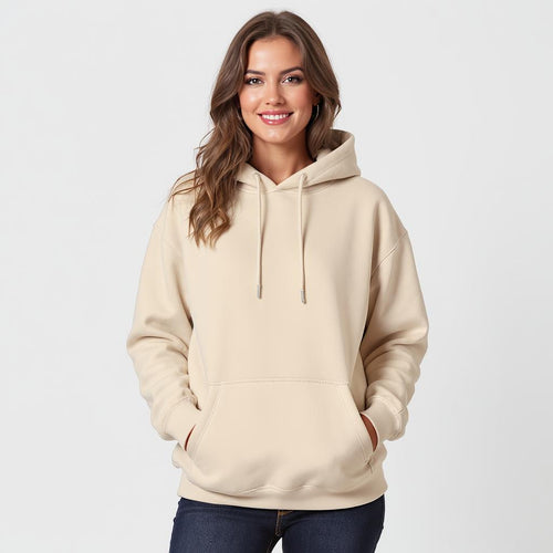Beige hoodie
