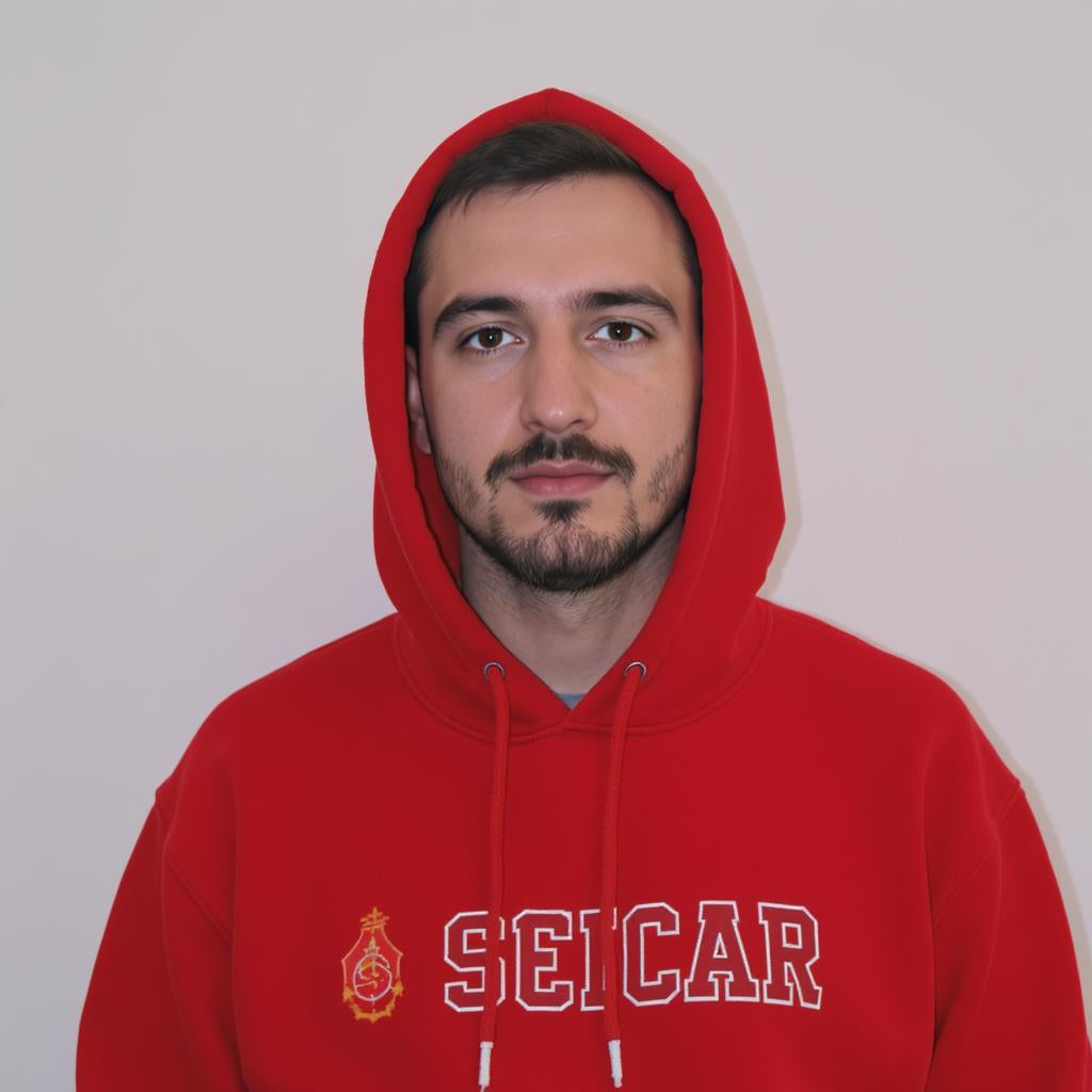 Red hoodie
