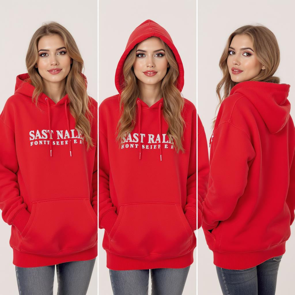 Red hoodie